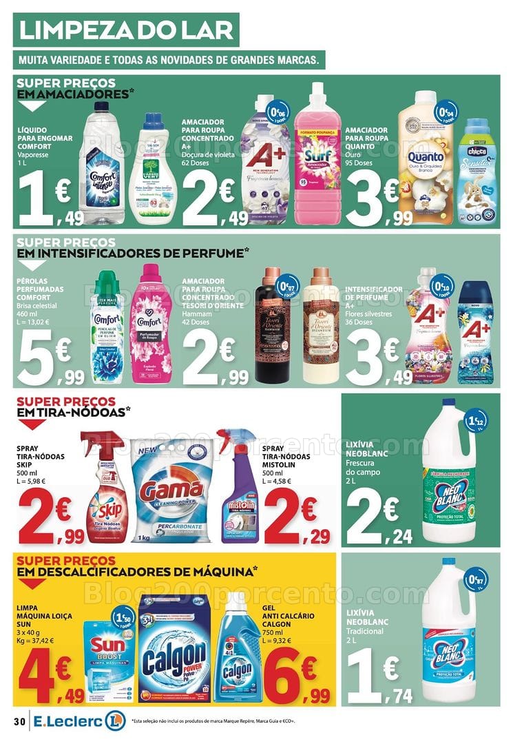 Antevisão Folheto E-LECLERC Promoções de 19 a 25 março